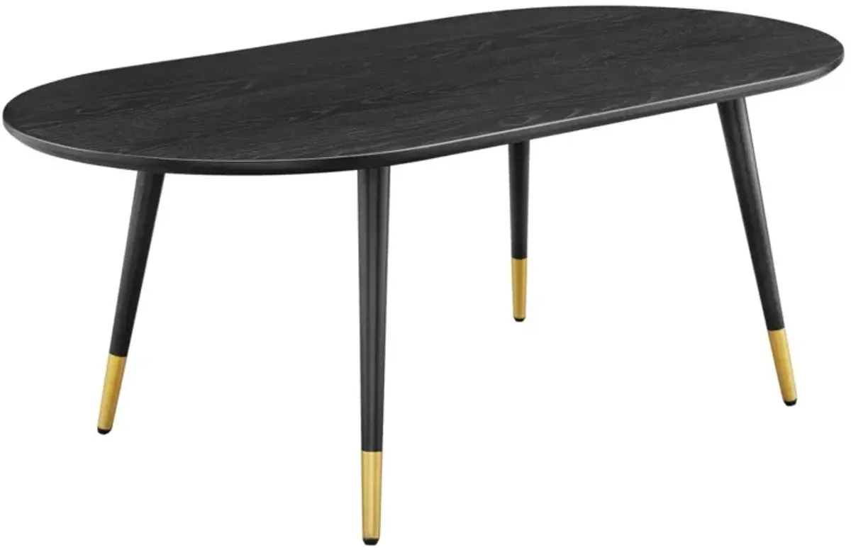 Modway Vigor Table, 47" Oval, Black