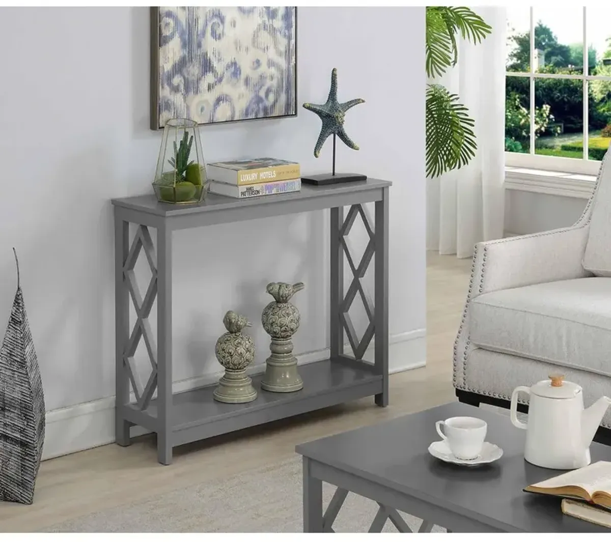 Convience Concept, Inc. Diamond Console Table