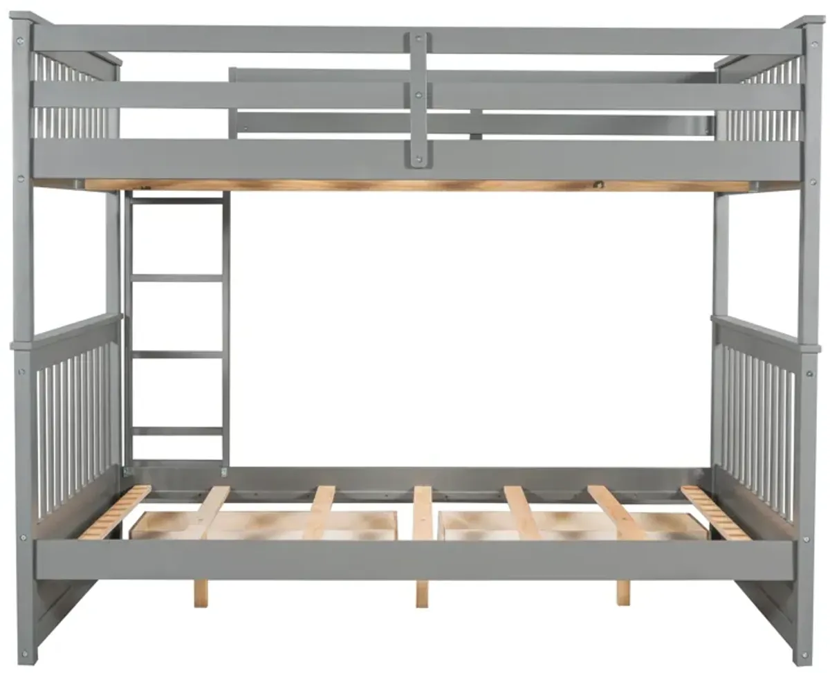 Merax Bunk Bed with Ladders and Two Storage Drawers