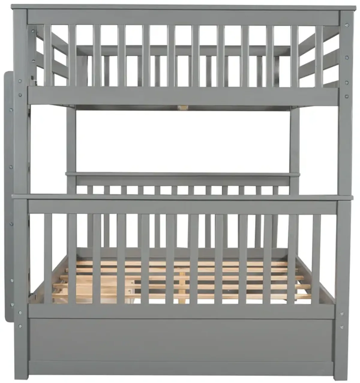 Merax Bunk Bed with Ladders and Two Storage Drawers