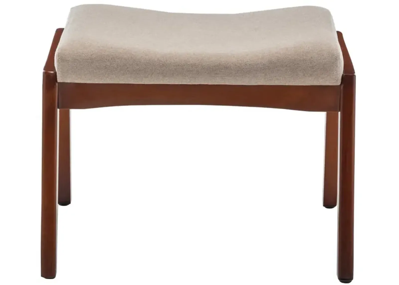 Convenience Concepts Designs4Comfort Natalie Accent Ottoman Stool Sandy Beige