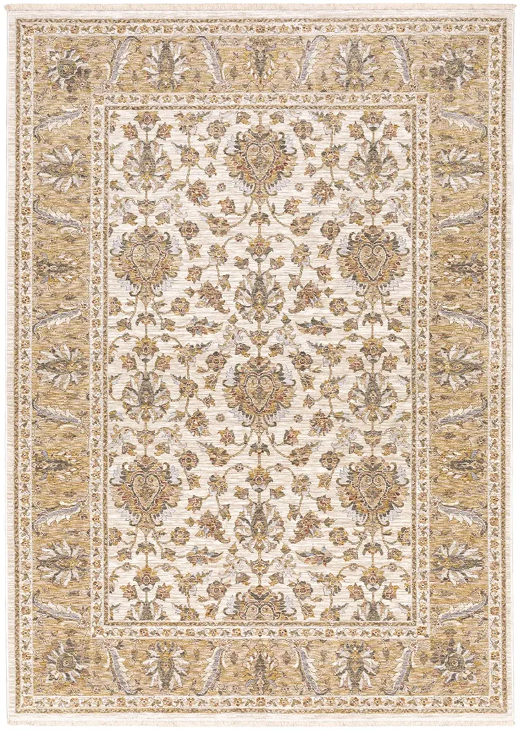 Maharaja 5'3" x 7'6" Ivory Rug