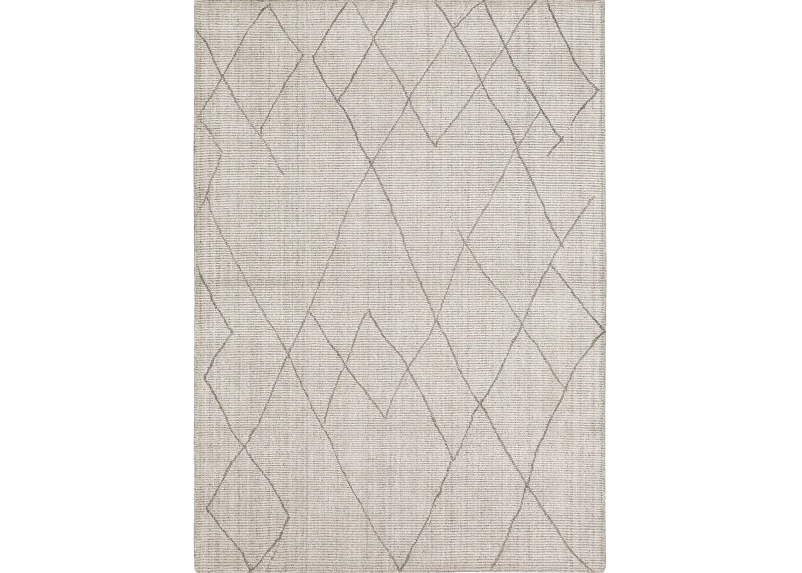 Tangier Tribal Diamond Silver 4' X 6' Rug