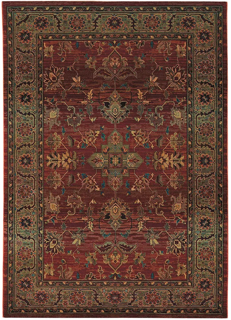 Kharma 6' Red Rug