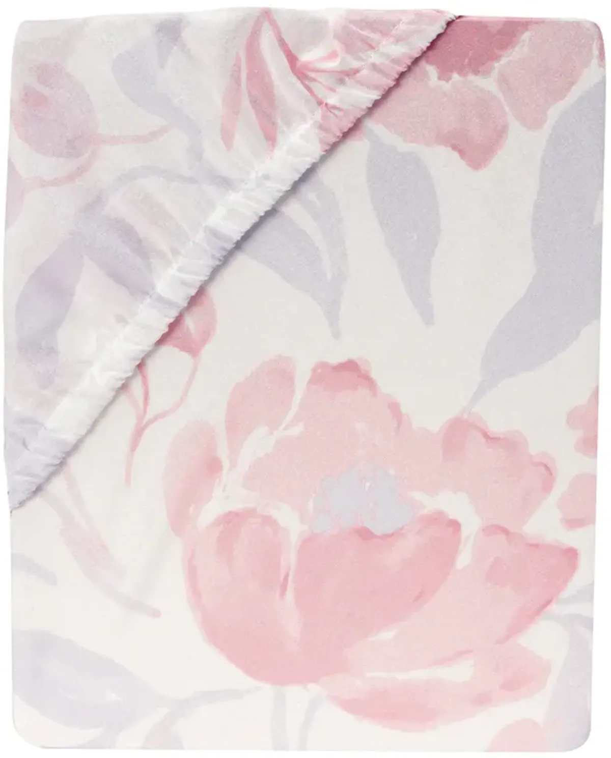 Bedtime Originals Lavender Floral Baby Fitted Crib Sheet - Pink/Purple