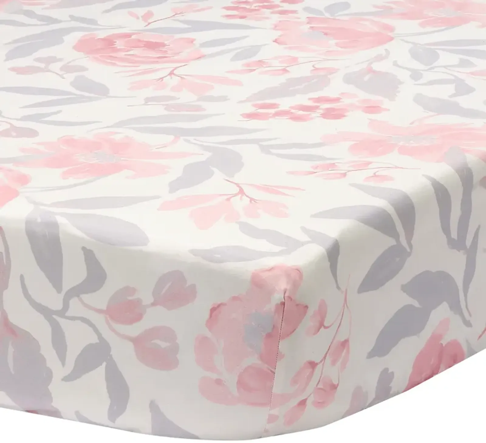 Bedtime Originals Lavender Floral Baby Fitted Crib Sheet - Pink/Purple