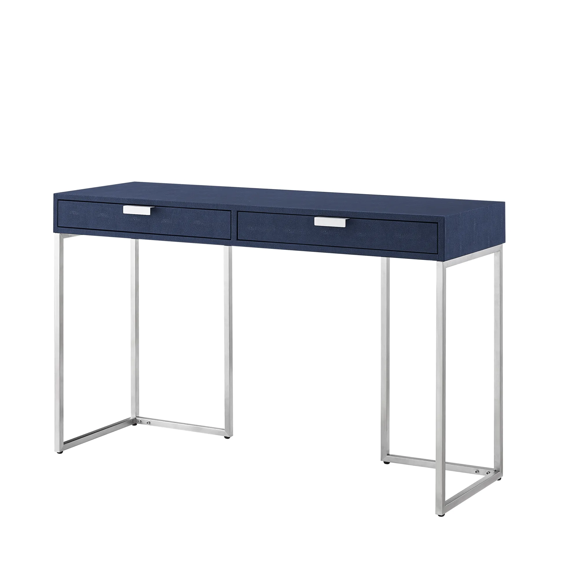 Nicole Miller Taha Faux Shagreen Console Table