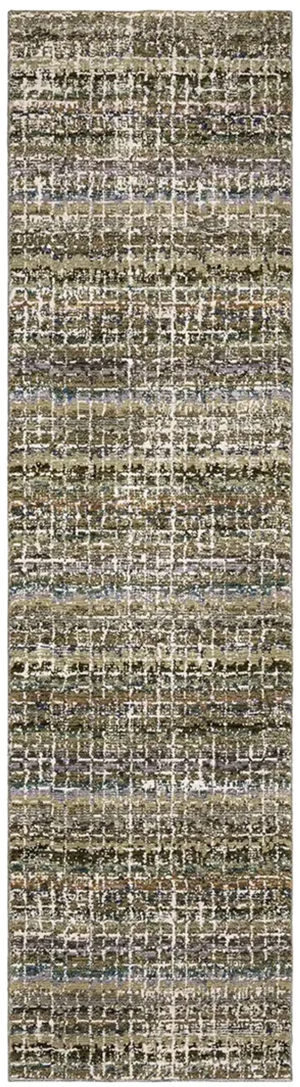 Atlas 2'3" x 8' Green Rug