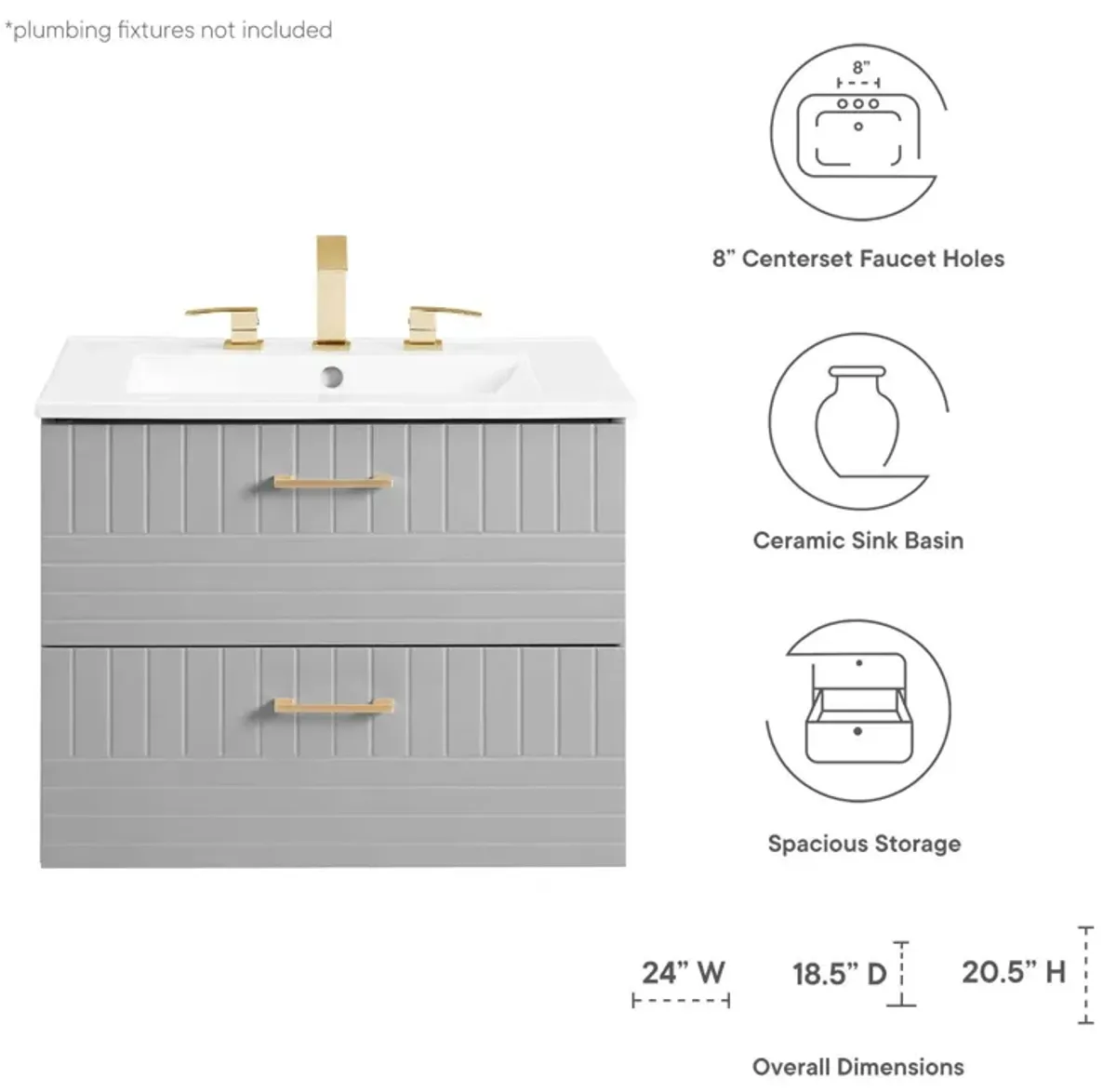 Daybreak 24" Bathroom Vanity