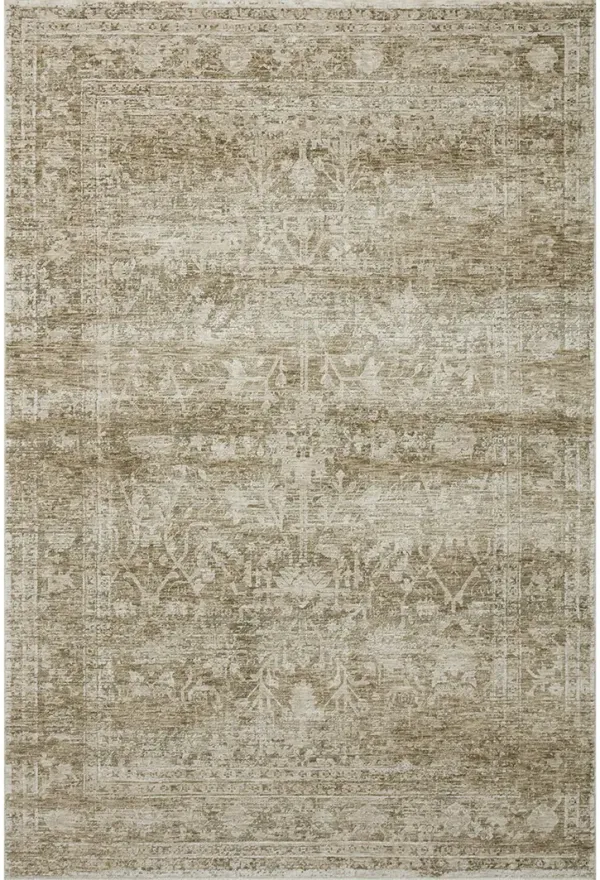 Honora Khaki/Beige 2'0" x 3'4" Accent Rug by Amber Lewis x Loloi