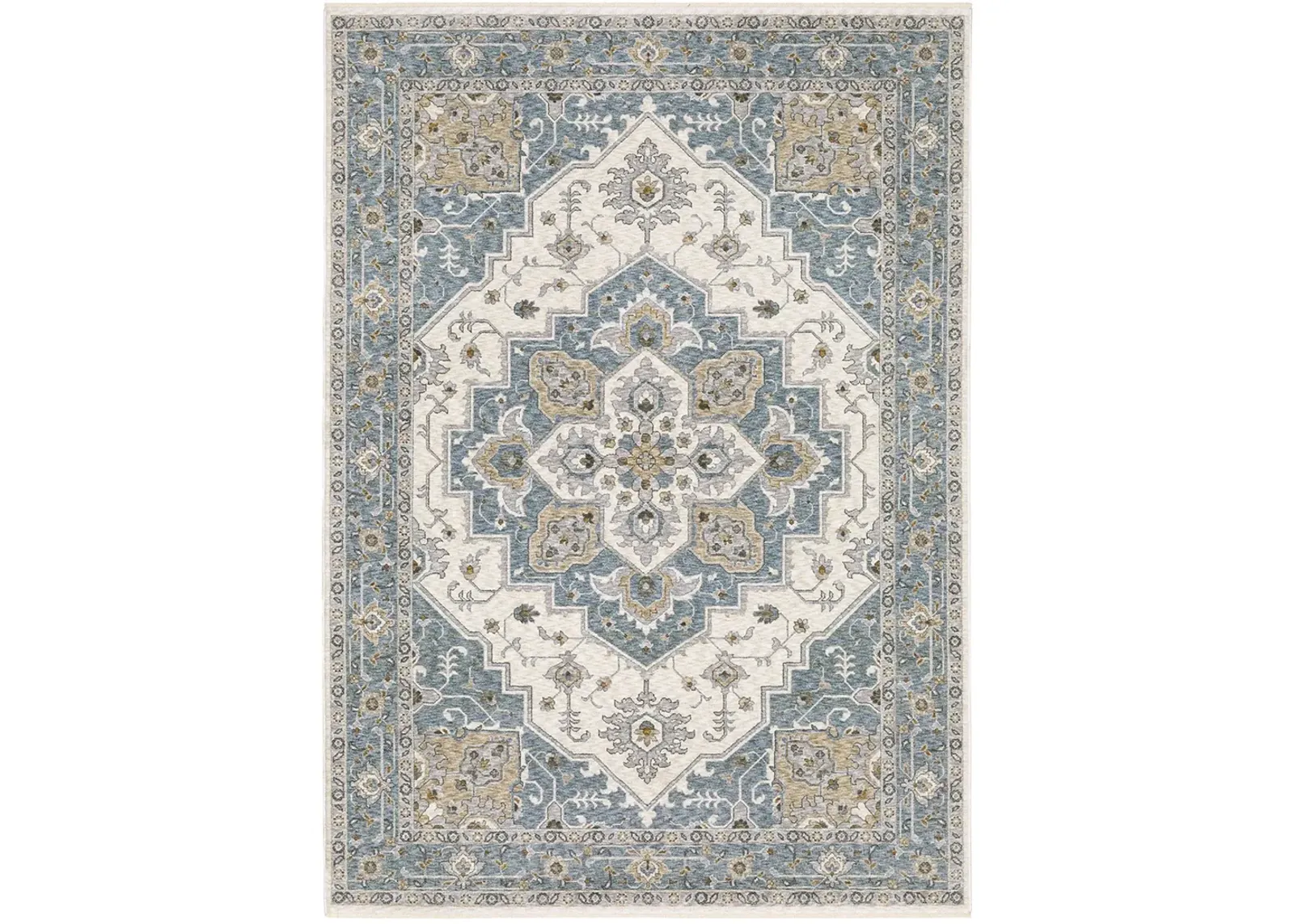 Maharaja 6'7" x 9'6" Blue Rug