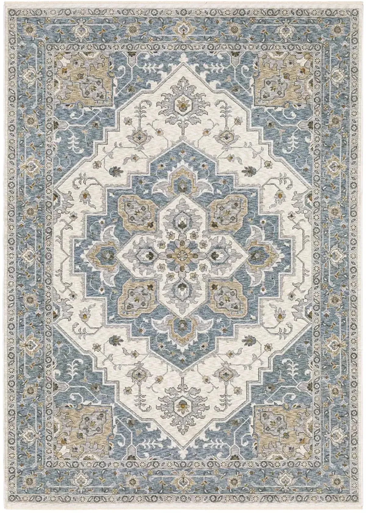 Maharaja 6'7" x 9'6" Blue Rug