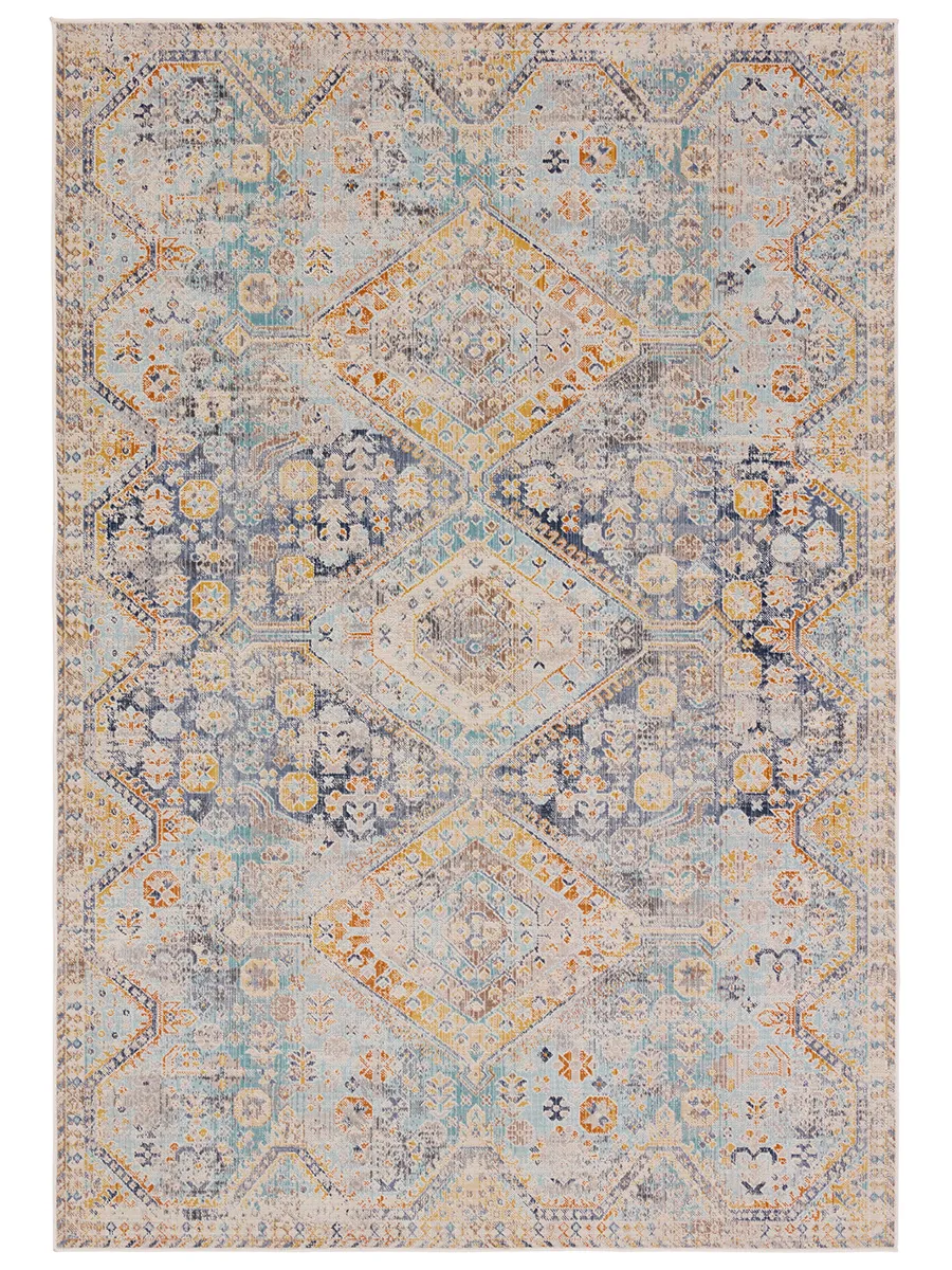 Bequest Marquess Blue 3' x 8' Runner Rug