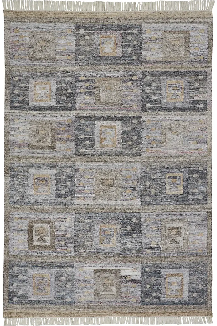 Beckett 0816F Gray/Taupe/Tan 8' x 10' Rug