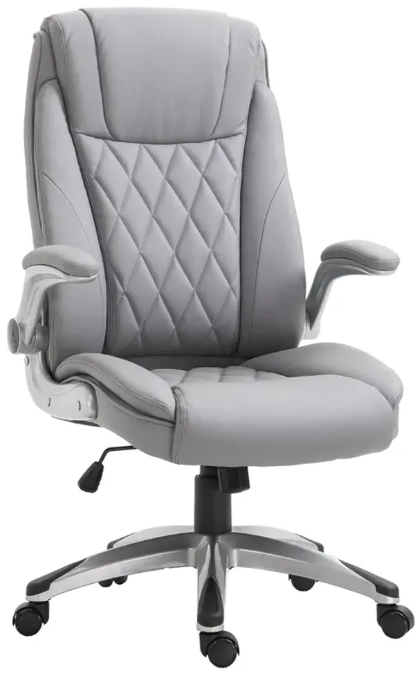 Comfortable Home Office Desk Chair with Adjustable Height and Rocking Function