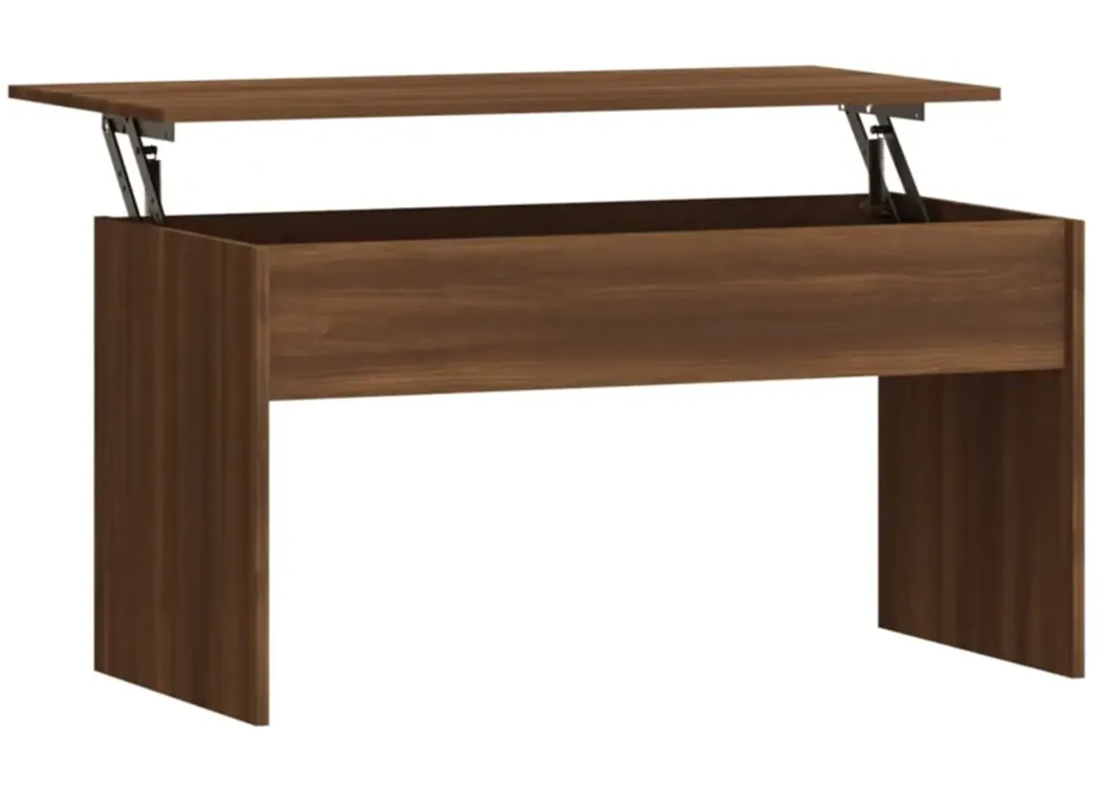 vidaXL Coffee Table Brown Oak 40.2"x19.9"x20.7" Engineered Wood