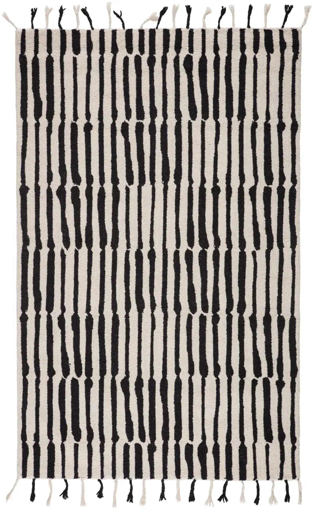 Vera By Nikki Chu Saville Black 5' x 8' Rug