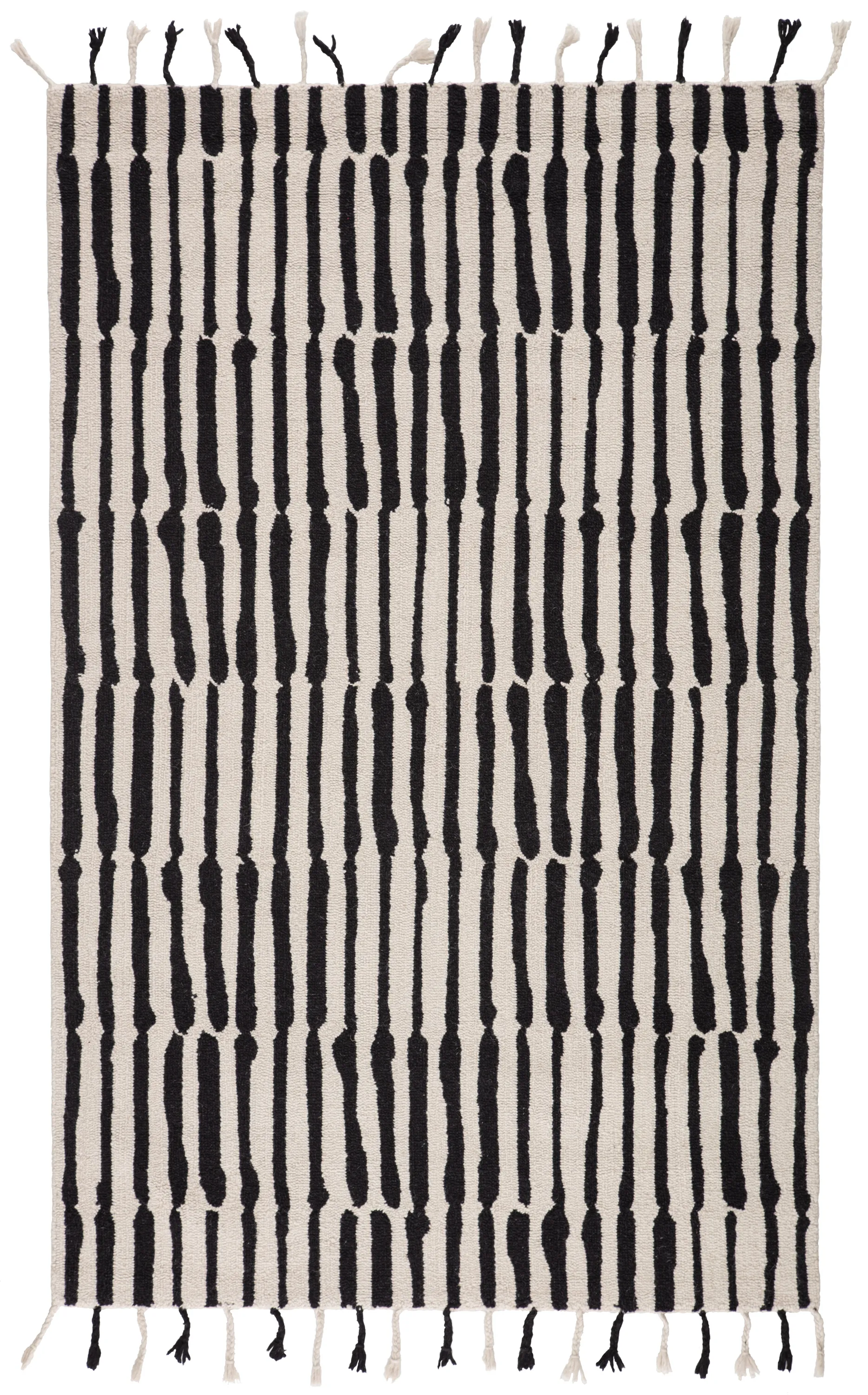 Vera By Nikki Chu Saville Black 5' x 8' Rug