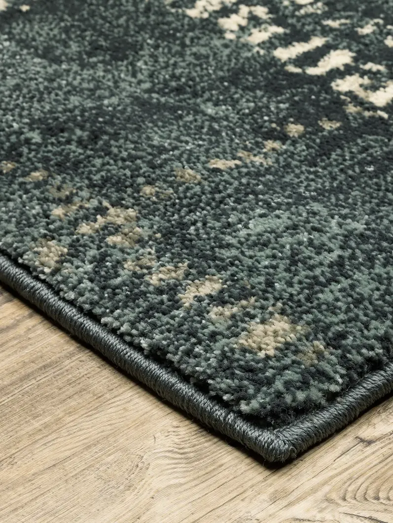 Carson 2'3" x 7'6" Blue Rug