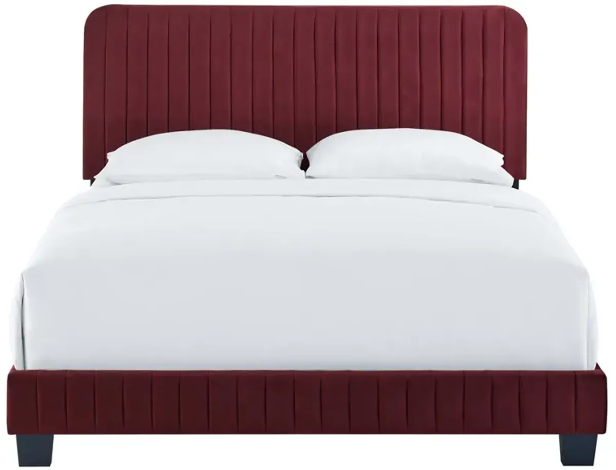 Modway - Celine Channel Tufted Performance Velvet King Platform Bed