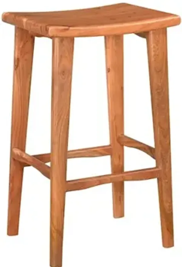 Taran Designs Oren Solid Wood Bar Stool