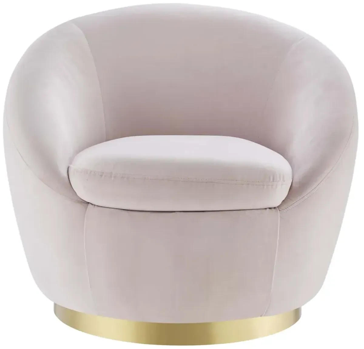 Buttercup Performance Velvet Swivel Chair