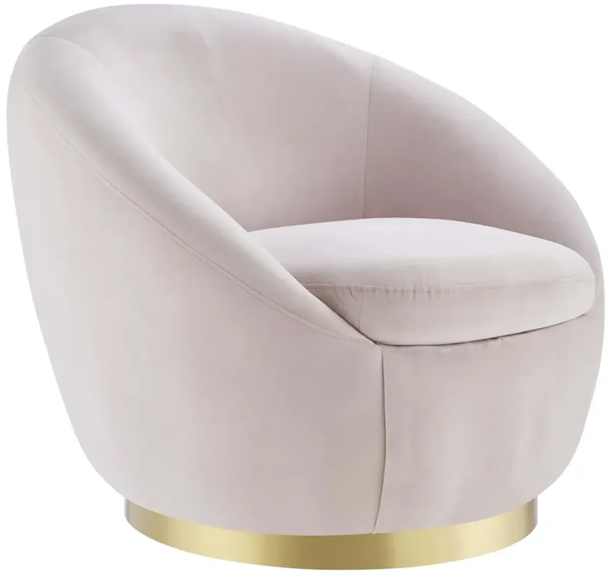 Buttercup Performance Velvet Swivel Chair