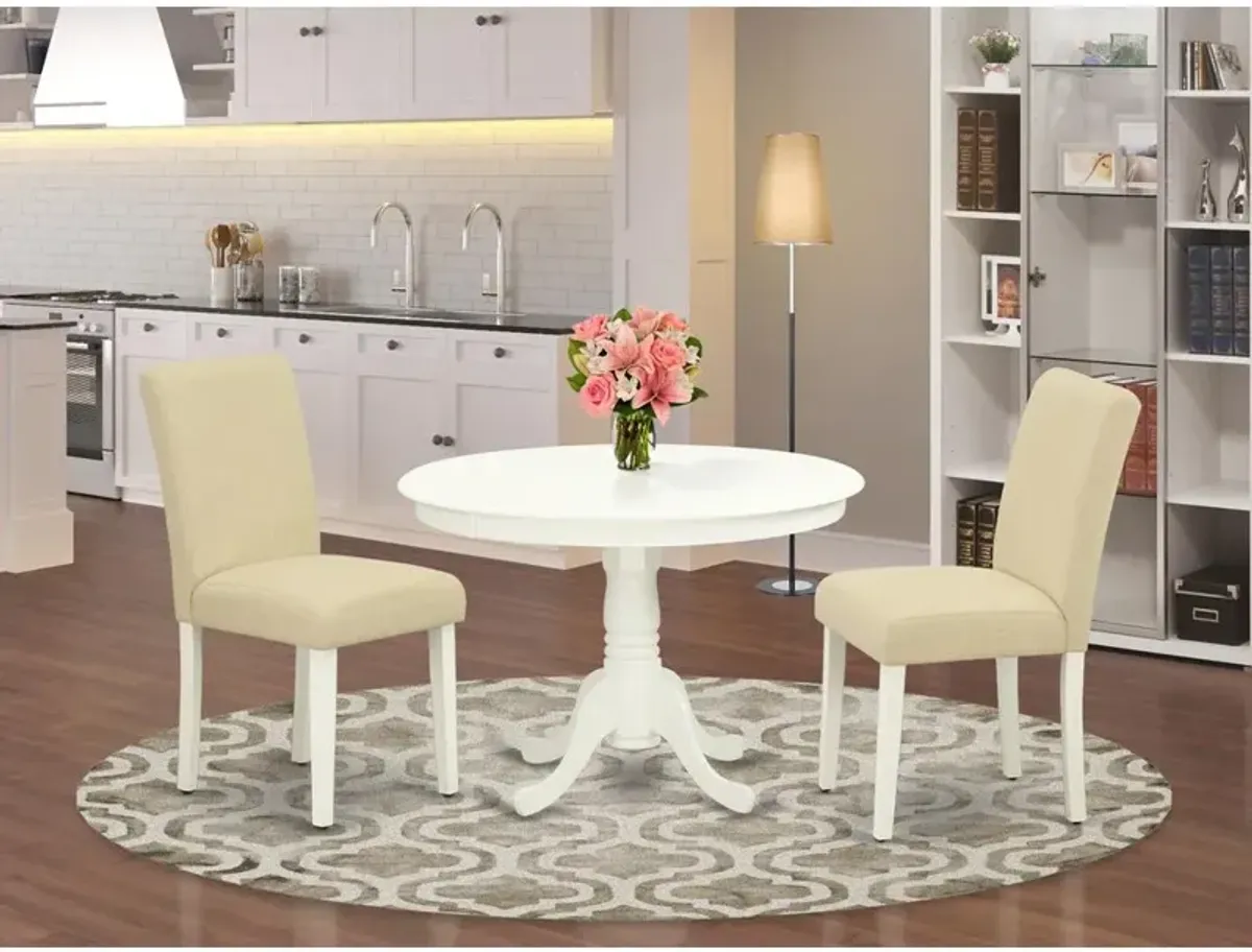 Dining Room Set Linen White