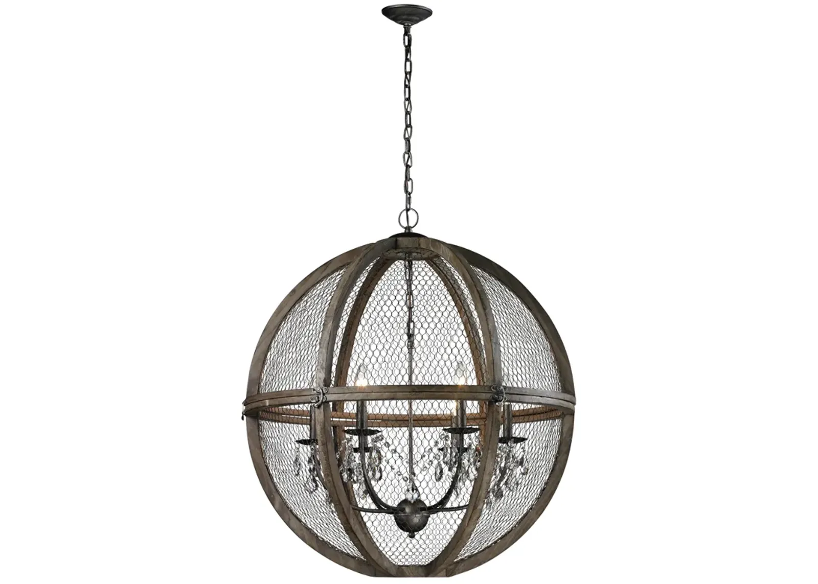 Renaissance Invention 30'' Wide 6-Light Pendant