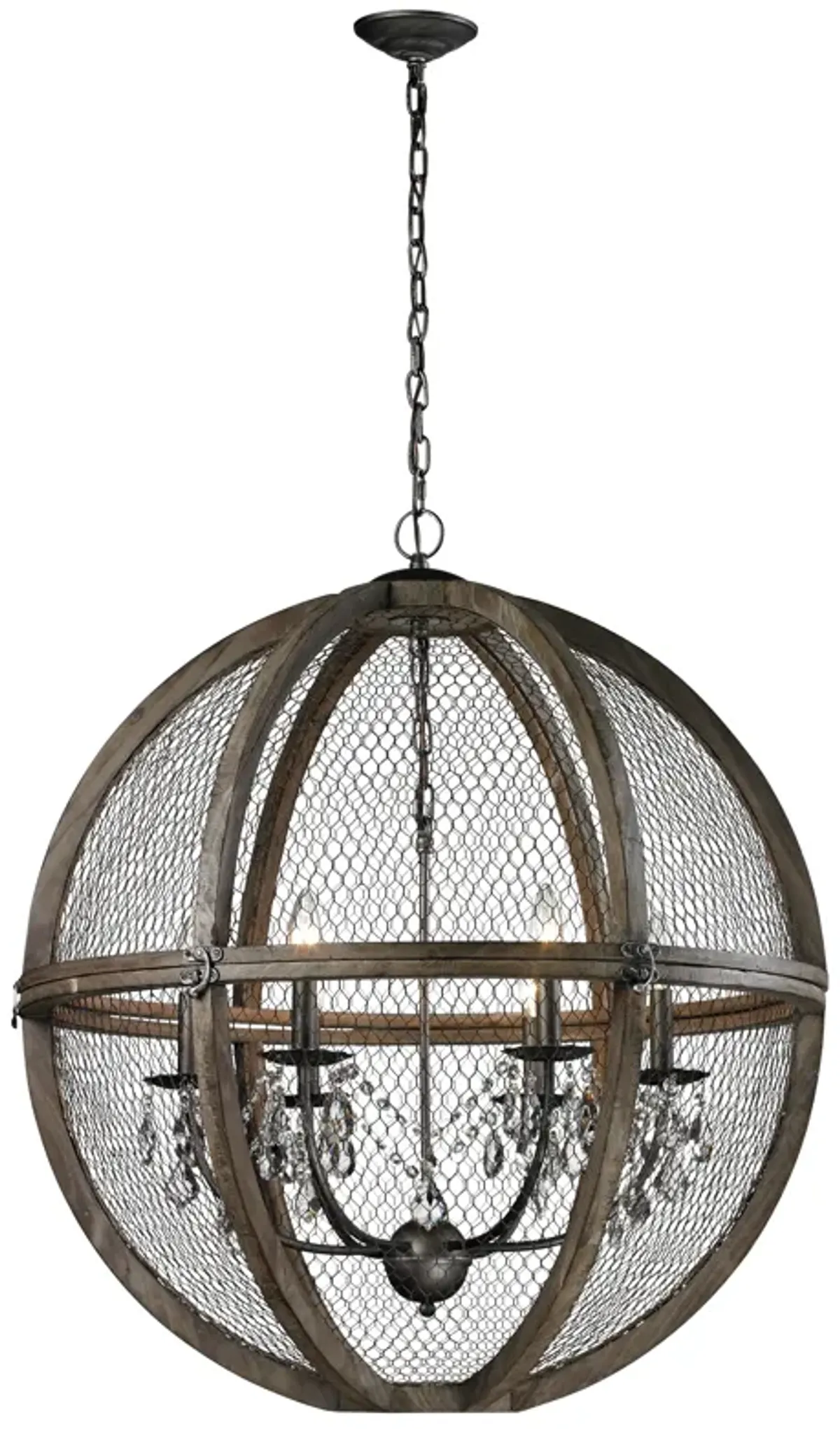 Renaissance Invention 30'' Wide 6-Light Pendant