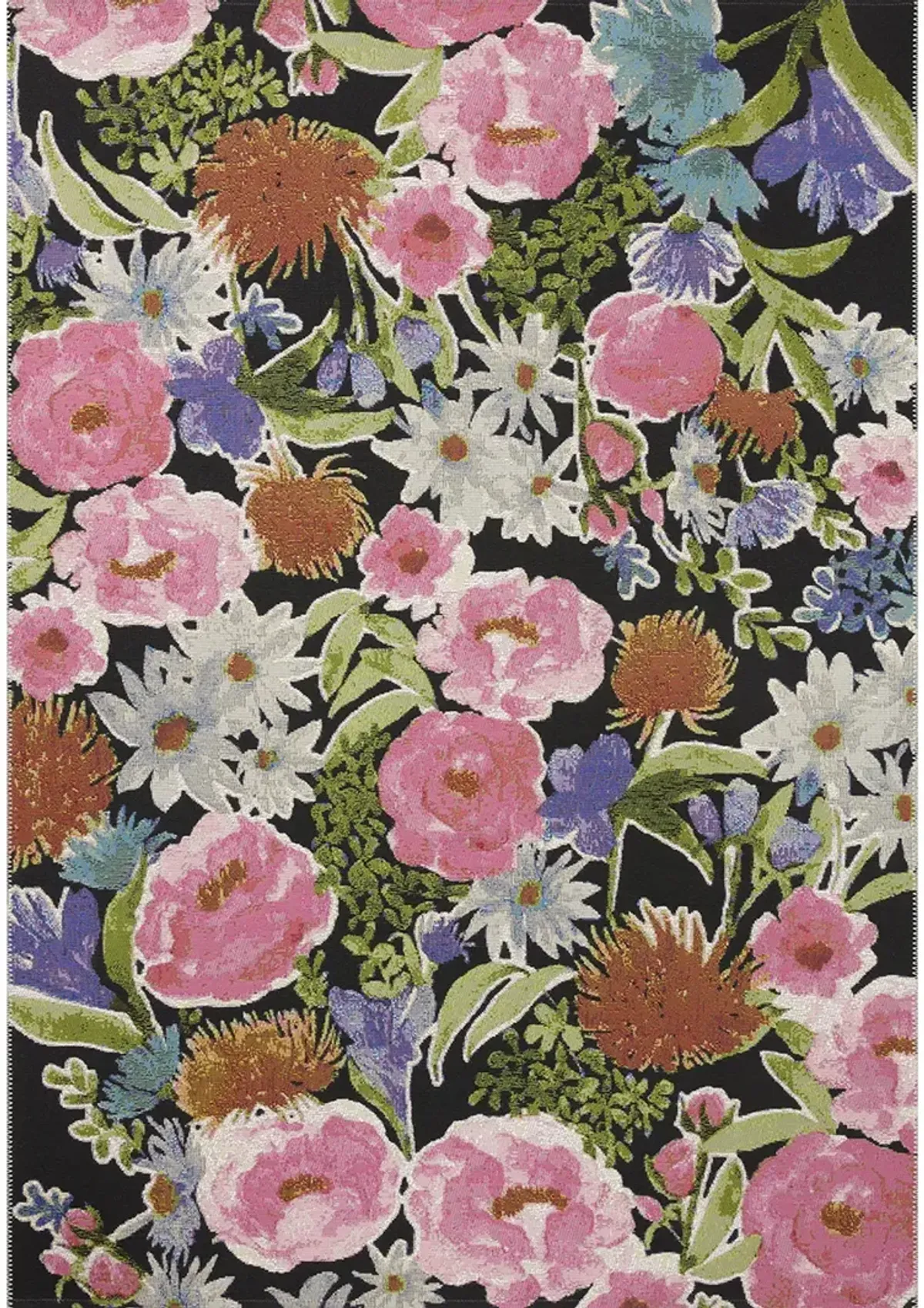 Botanical Black/Multi 10'6" x 13'9" Rug