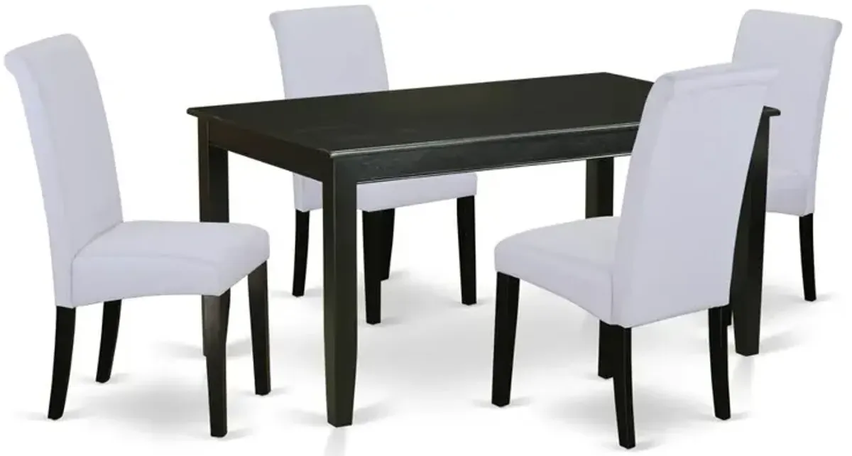 Dining Room Set Black, DUBA5-BLK-05