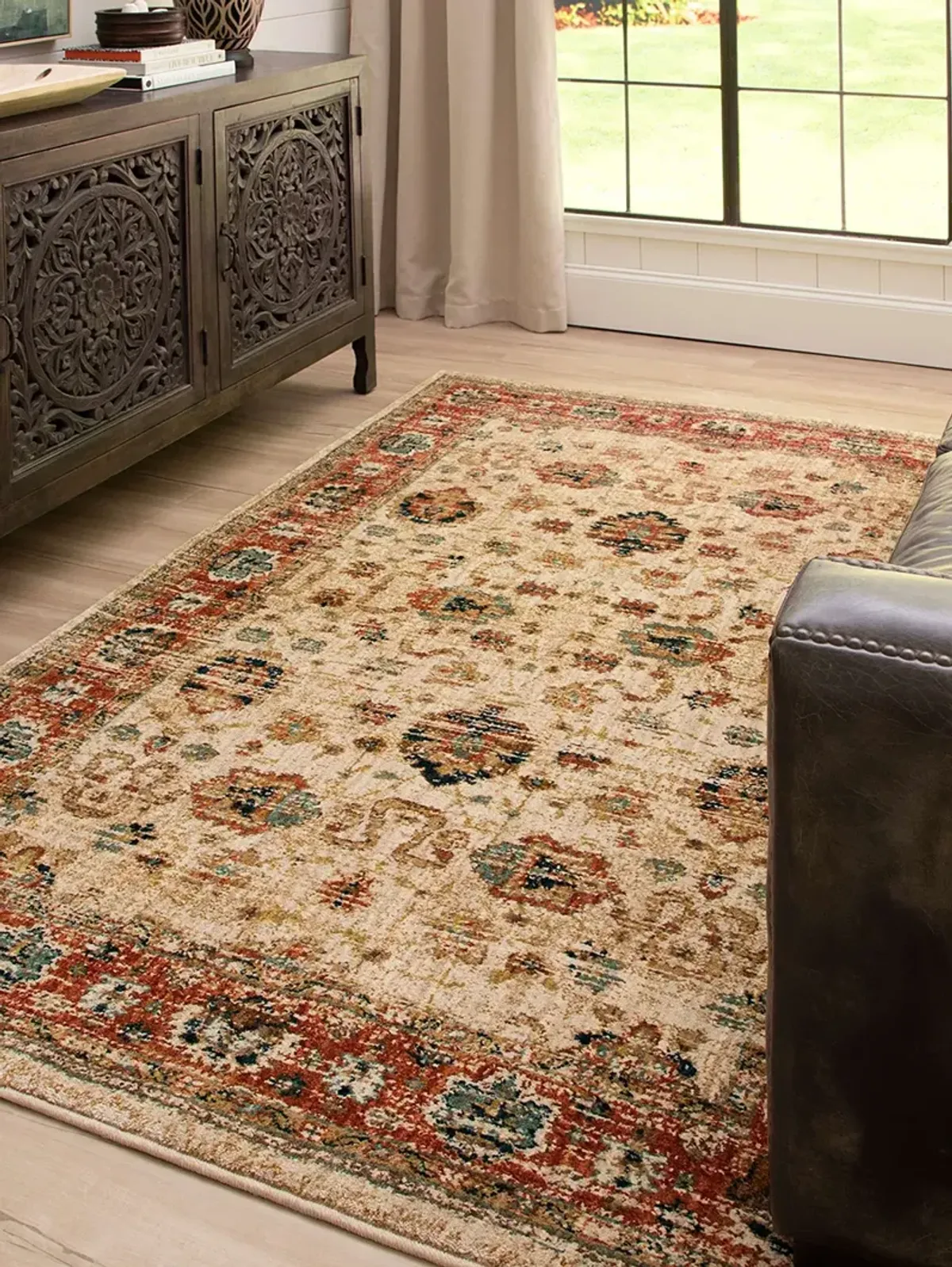 Spice Market Koyna Cream 2' 4" X 7' 10" Rug