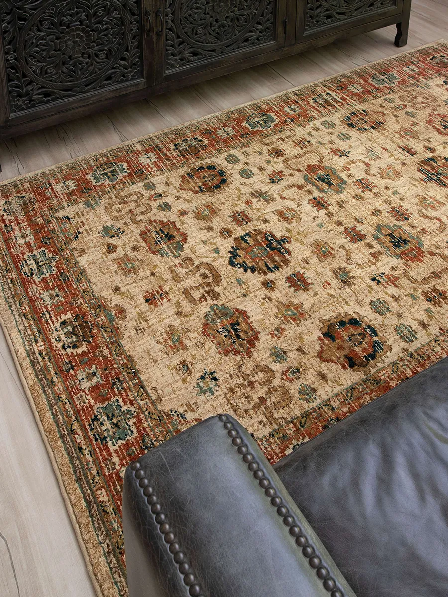 Spice Market Koyna Cream 2' 4" X 7' 10" Rug