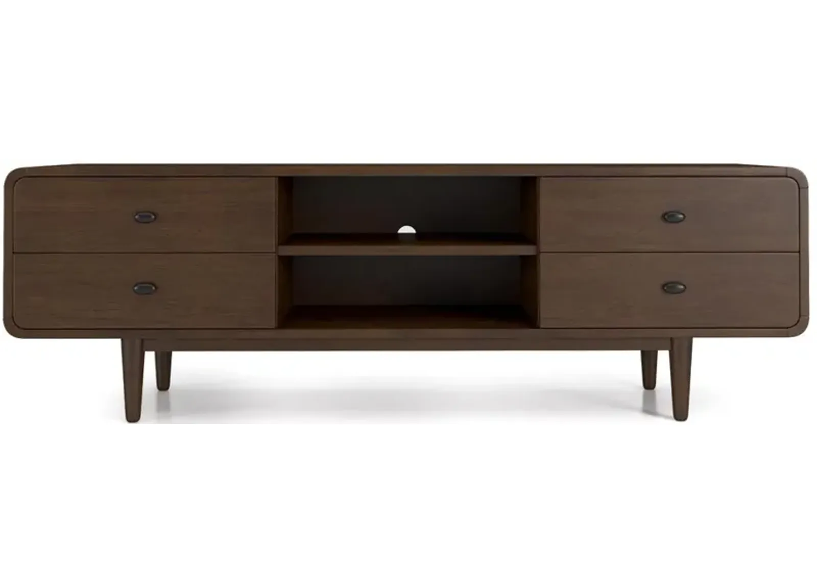 Ashcroft Furniture Co Alexa Mid Century Modern Style TV Stand