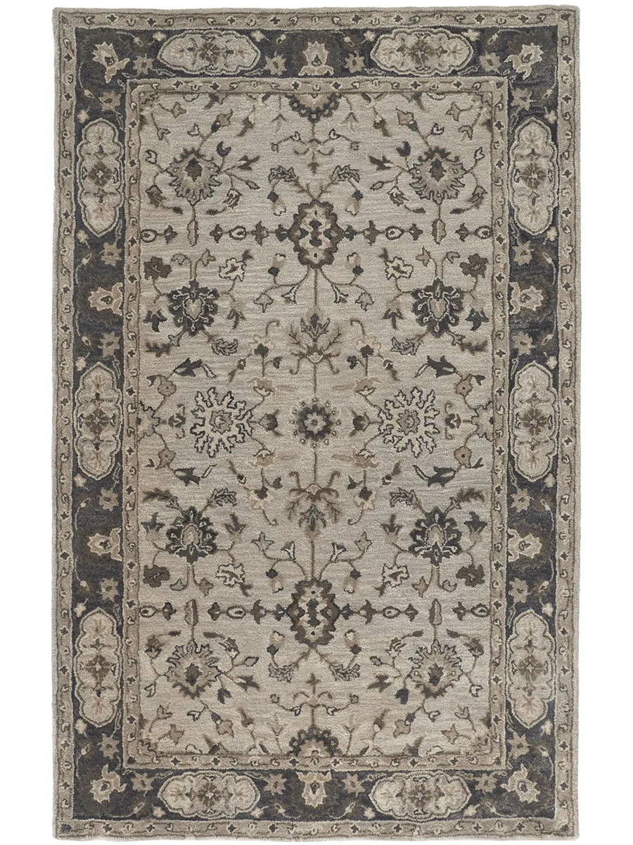 Eaton 8399F Gray/Ivory/Taupe 2' x 3' Rug