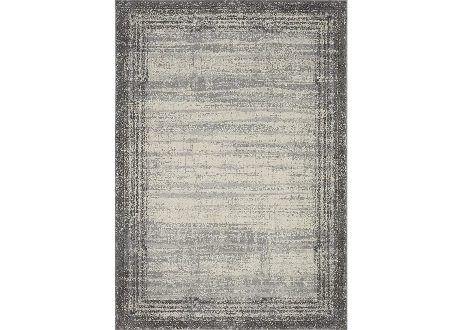 Austen AUS02 Pebble/Charcoal 3'11" x 5'7" Rug