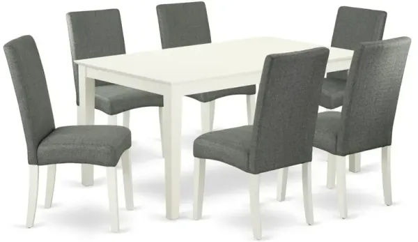 Dining Room Set Linen White