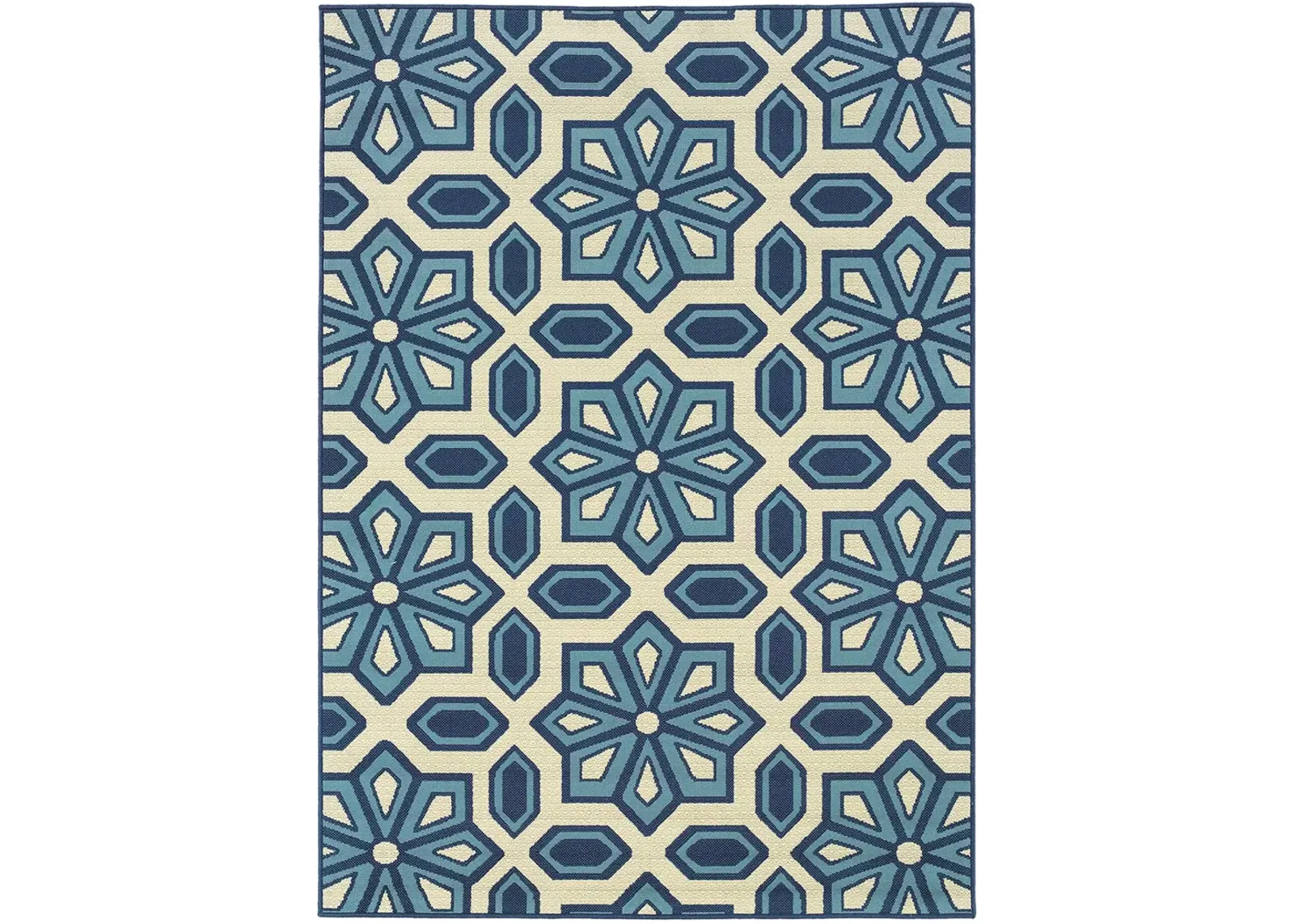 Caspian 3'7" x 5'6" Ivory Rug