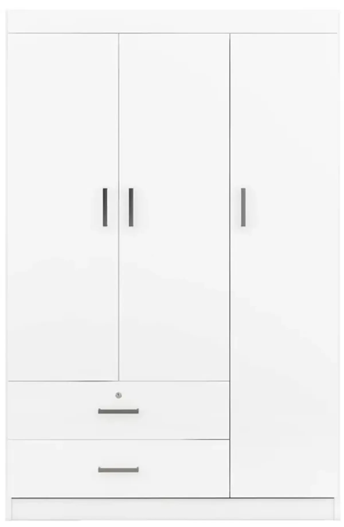 Merax 3-Door Wardrobe with 2 Drawers