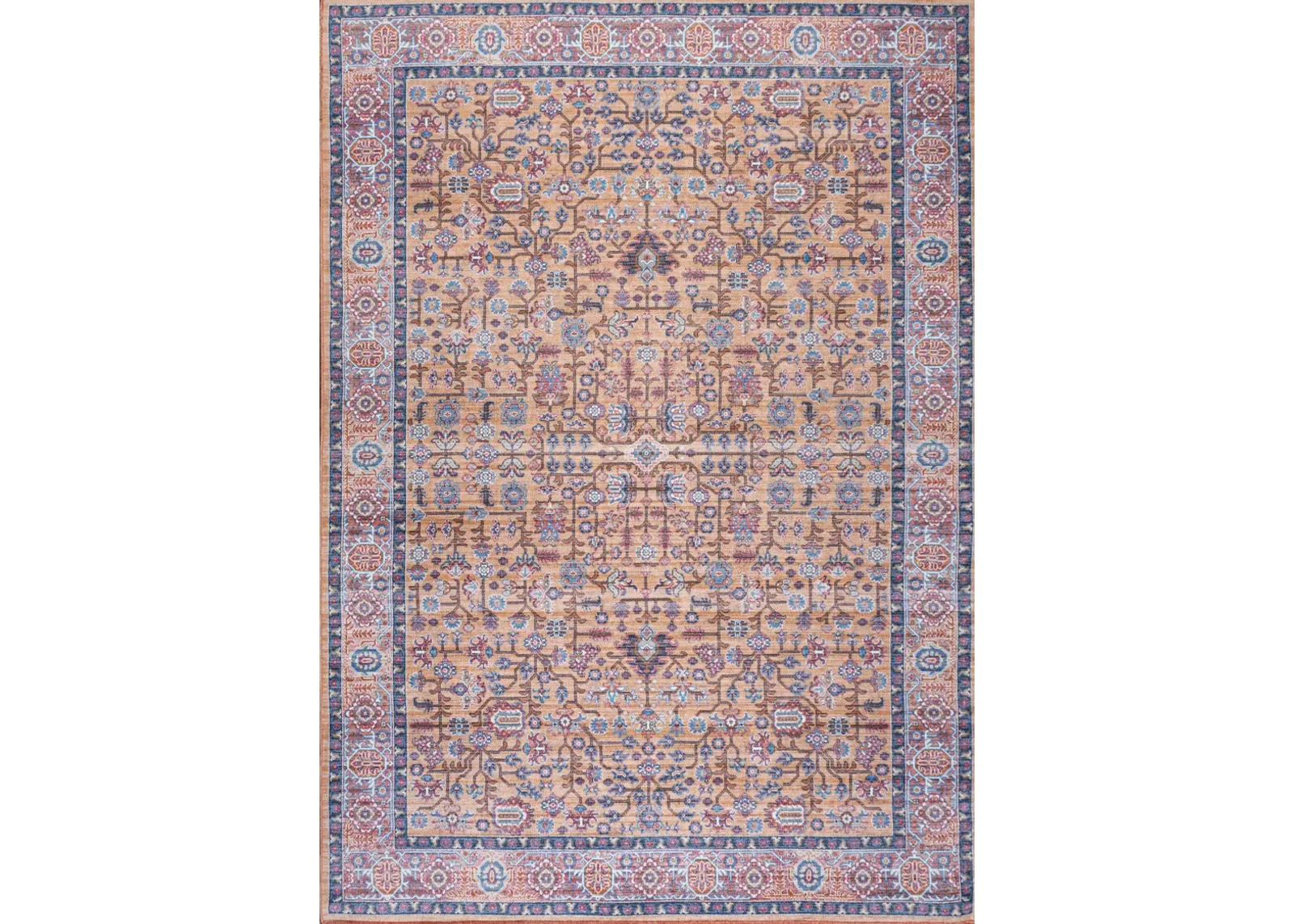 Kemer All Over Persian Washable Indoor/Outdoor Area Rug