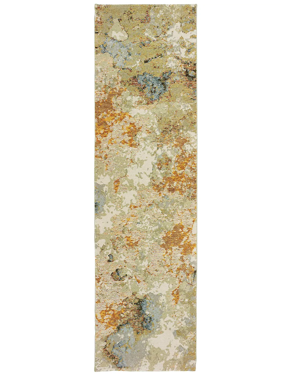 Evolution 2'6" x 12' Gold Rug