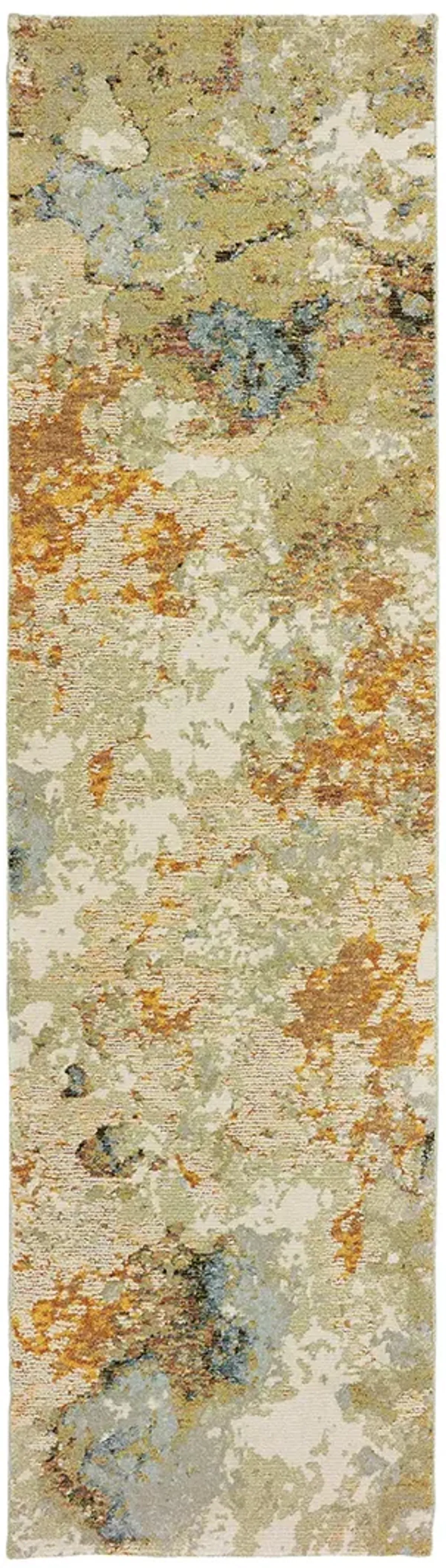 Evolution 2'6" x 12' Gold Rug