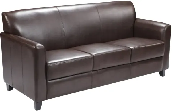 Flash Furniture HERCULES Diplomat Series Brown LeatherSoft Sofa