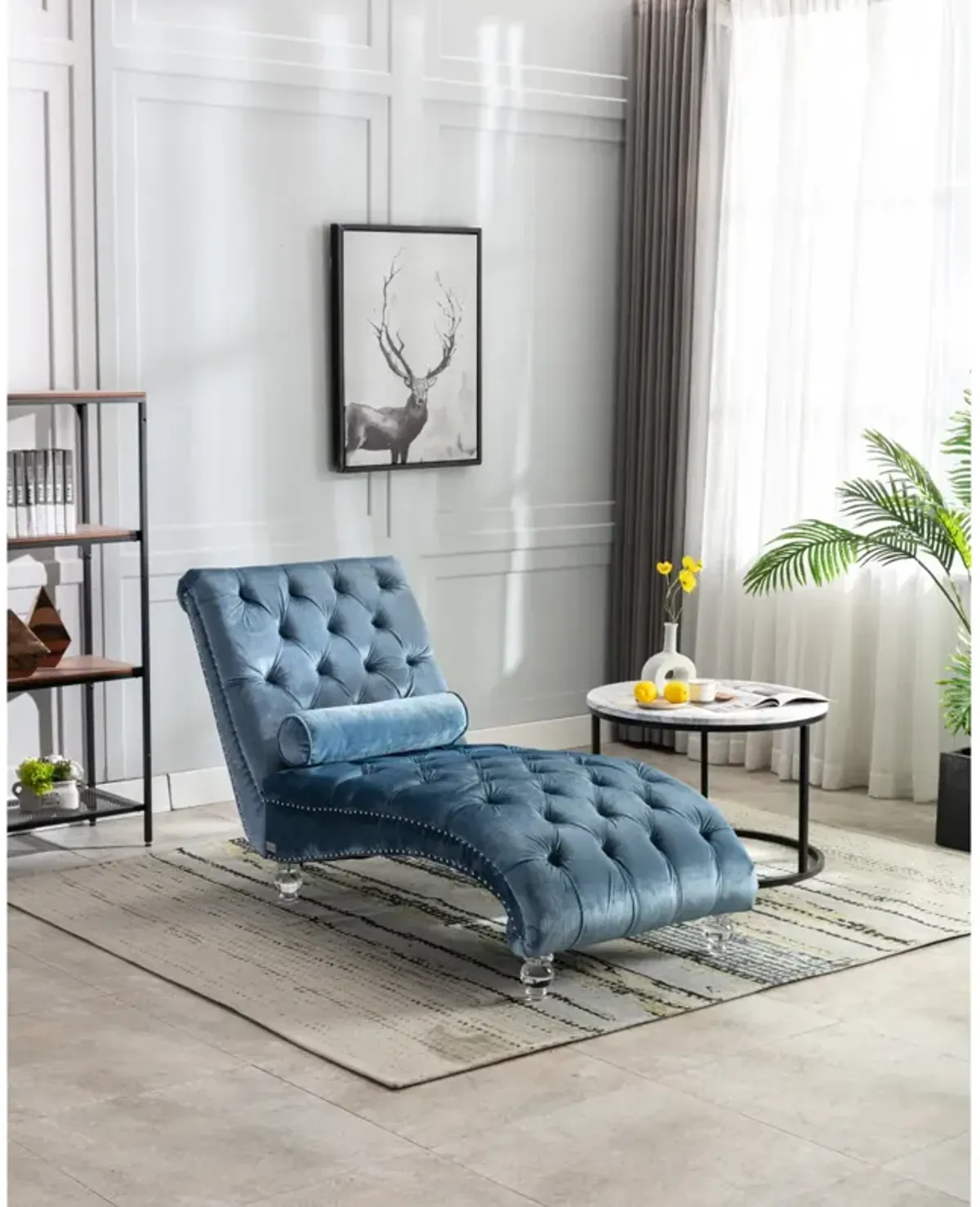 Leisure Concubine Sofa With Acrylic Feet