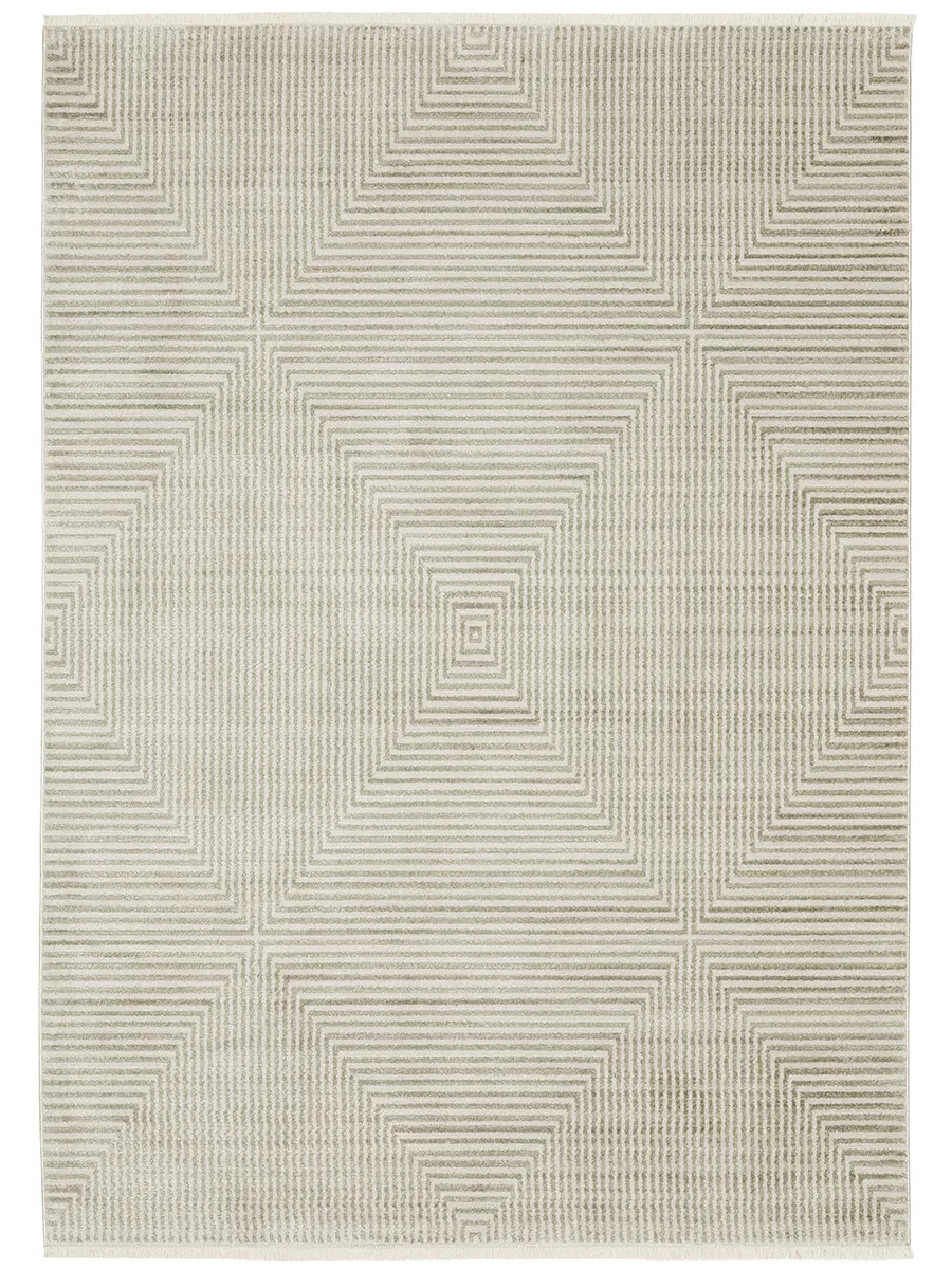 Bauer 3'10" x 5'5" Beige Rug