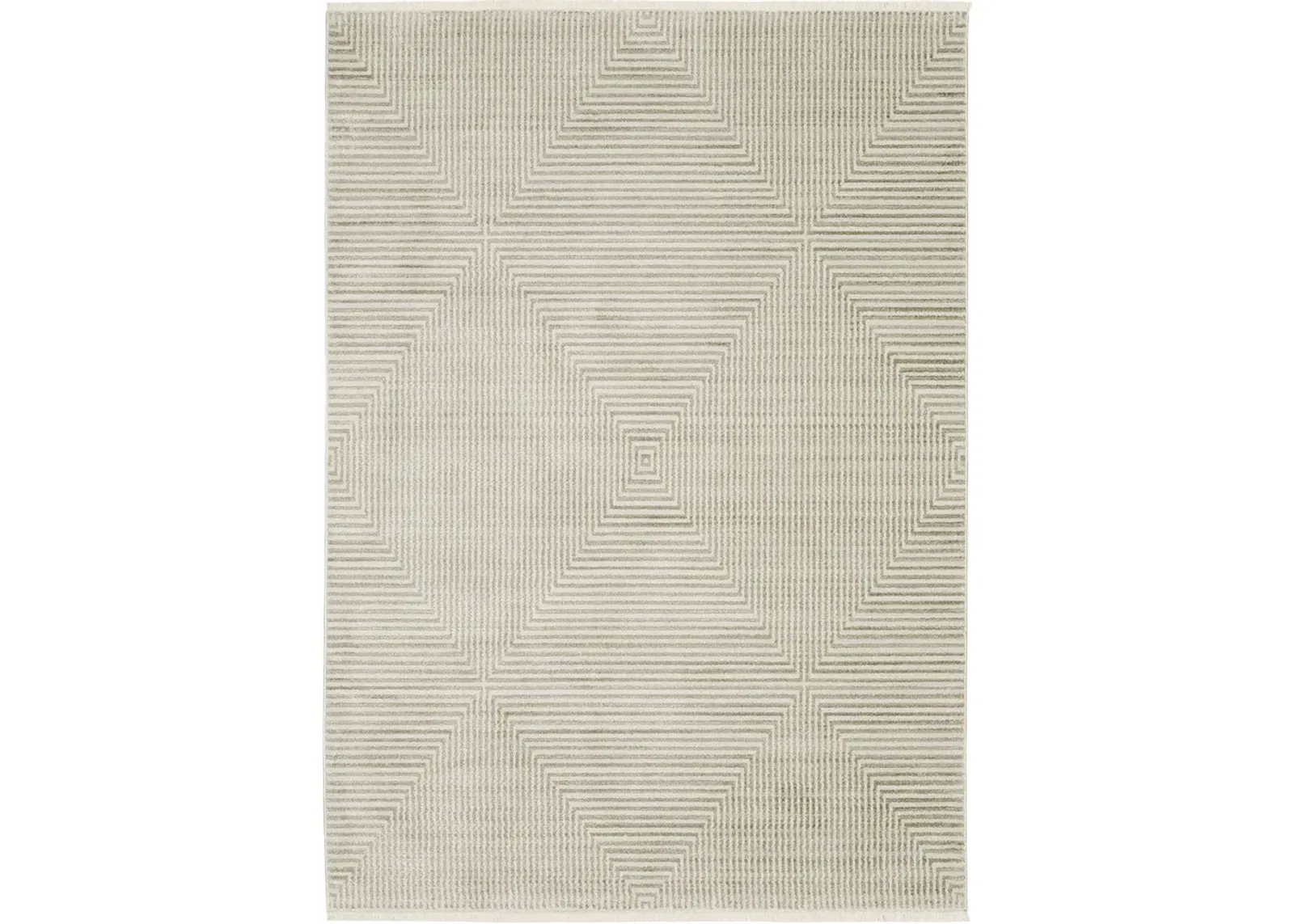 Bauer 3'10" x 5'5" Beige Rug