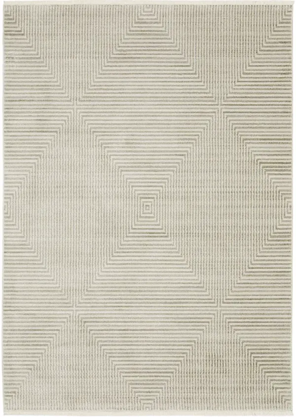 Bauer 3'10" x 5'5" Beige Rug