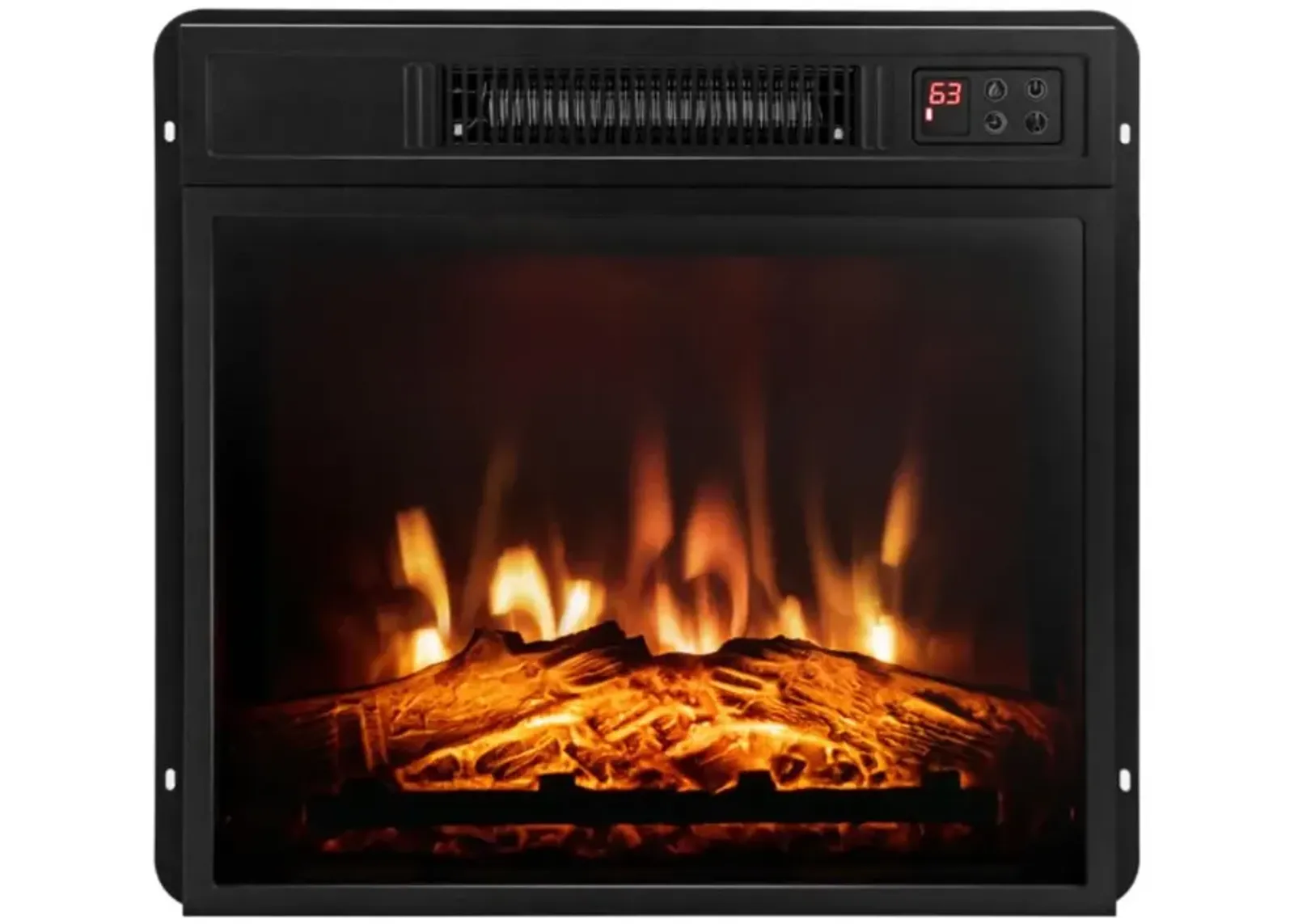 Hivvago 18/23 Inch Electric Fireplace Inserted with Adjustable LED Flame-23 inches