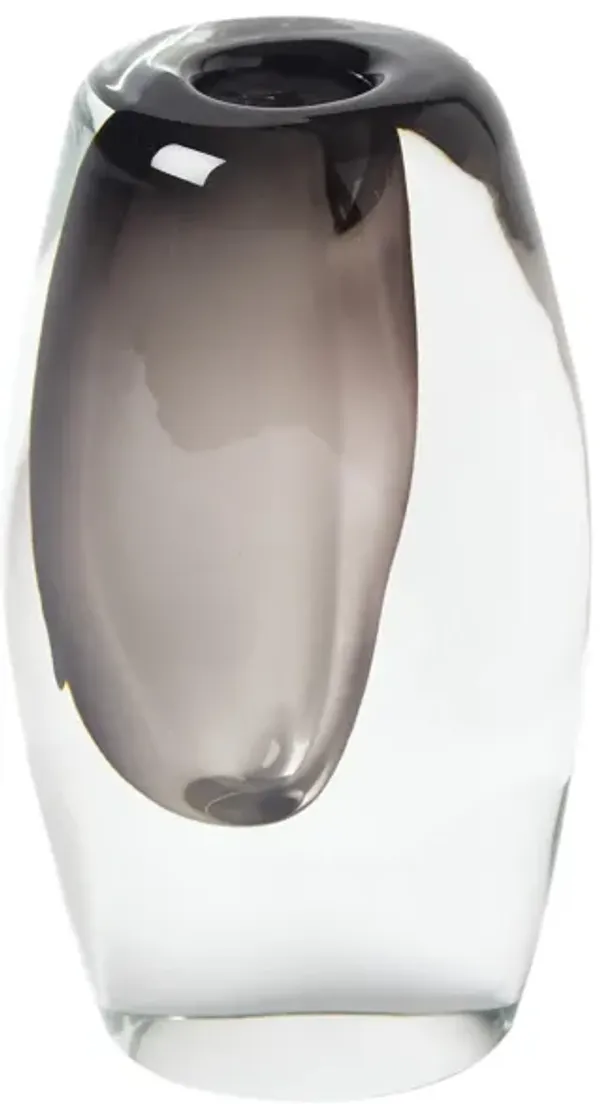 Offset Vase Small Grey